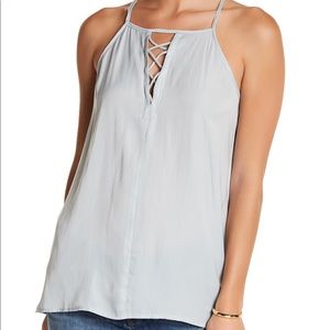 NWT Tart Ione Woven Racerback Tank Top